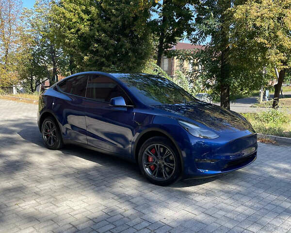 Синій Тесла Model Y, об'ємом двигуна 0 л та пробігом 30 тис. км за 29800 $, фото 1 на Automoto.ua