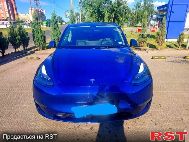 Синій Тесла Model Y, об'ємом двигуна 0.13 л та пробігом 17 тис. км за 36999 $, фото 1 на Automoto.ua