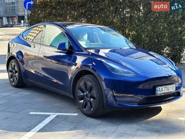 Синій Тесла Model Y, об'ємом двигуна 0 л та пробігом 2 тис. км за 27900 $, фото 1 на Automoto.ua