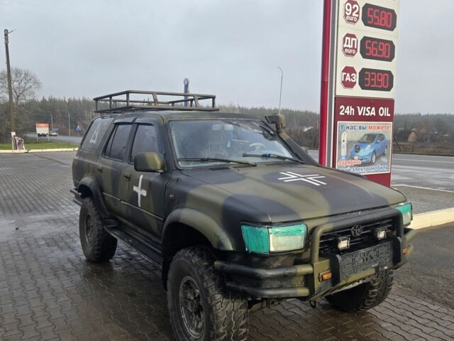 Зеленый Тойота 4Раннер, объемом двигателя 3 л и пробегом 450 тыс. км за 6000 $, фото 1 на Automoto.ua