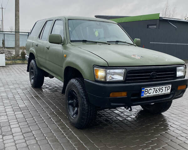 Зеленый Тойота 4Раннер, объемом двигателя 2.39 л и пробегом 270 тыс. км за 6600 $, фото 1 на Automoto.ua