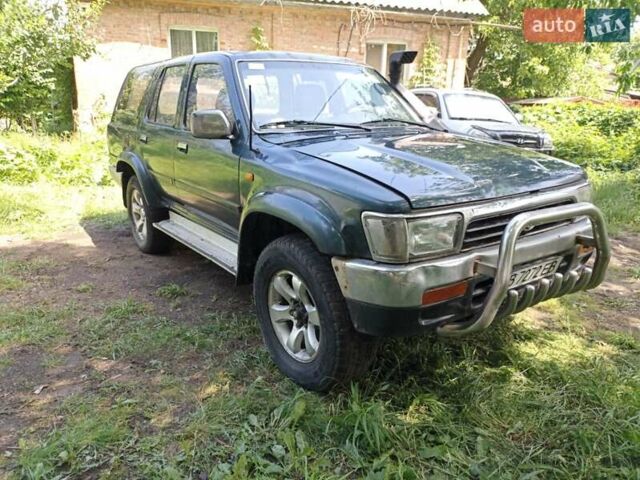 Зеленый Тойота 4Раннер, объемом двигателя 3 л и пробегом 320 тыс. км за 6200 $, фото 1 на Automoto.ua
