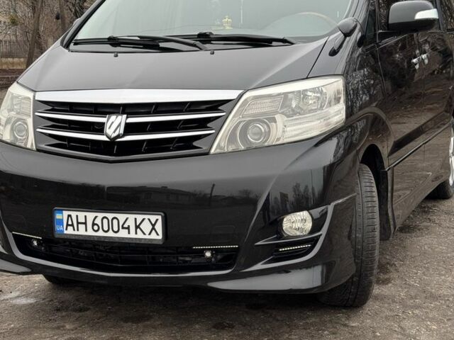 Чорний Тойота Алфард, об'ємом двигуна 2.4 л та пробігом 95 тис. км за 15700 $, фото 1 на Automoto.ua
