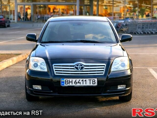 Черный Тойота Авенсис, объемом двигателя 1.8 л и пробегом 211 тыс. км за 3200 $, фото 1 на Automoto.ua