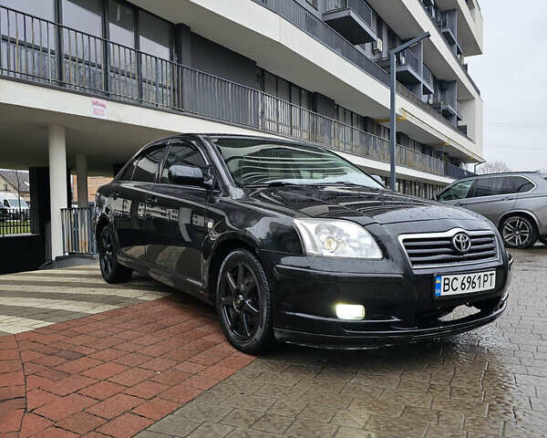 Черный Тойота Авенсис, объемом двигателя 2 л и пробегом 268 тыс. км за 4350 $, фото 1 на Automoto.ua