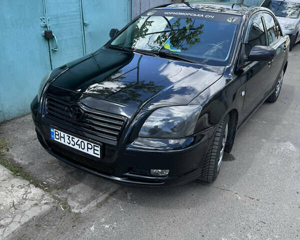Черный Тойота Авенсис, объемом двигателя 1.8 л и пробегом 278 тыс. км за 5850 $, фото 1 на Automoto.ua