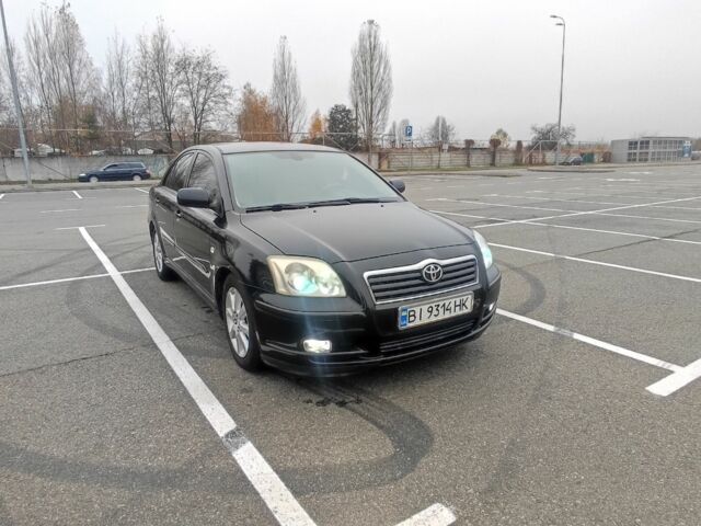 Черный Тойота Авенсис, объемом двигателя 2 л и пробегом 240 тыс. км за 5500 $, фото 1 на Automoto.ua