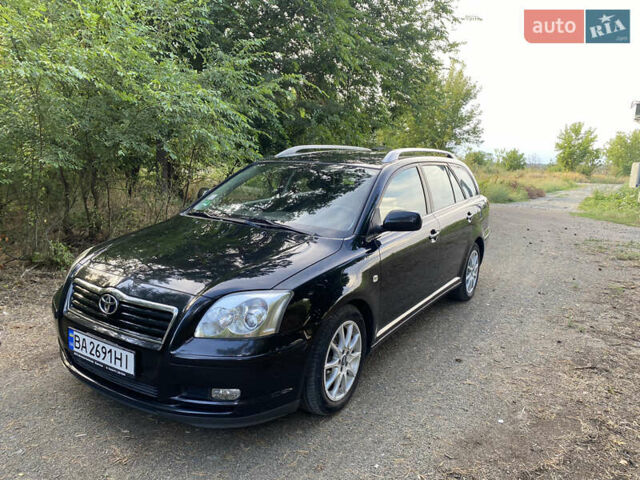 Черный Тойота Авенсис, объемом двигателя 2 л и пробегом 234 тыс. км за 6800 $, фото 1 на Automoto.ua