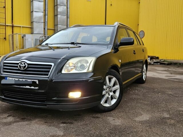 Черный Тойота Авенсис, объемом двигателя 2 л и пробегом 327 тыс. км за 2607 $, фото 1 на Automoto.ua