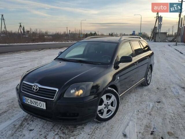 Черный Тойота Авенсис, объемом двигателя 2 л и пробегом 310 тыс. км за 4850 $, фото 1 на Automoto.ua