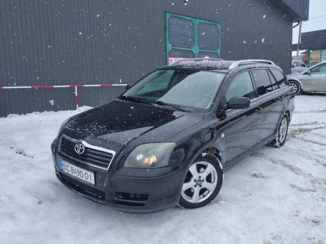 Черный Тойота Авенсис, объемом двигателя 2 л и пробегом 310 тыс. км за 4750 $, фото 1 на Automoto.ua