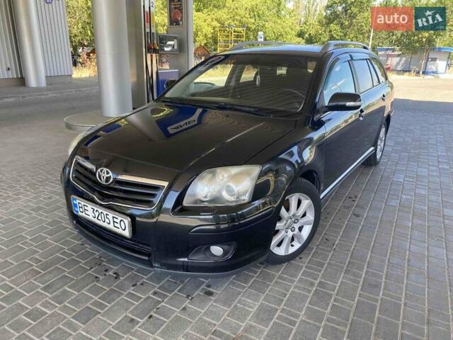 Черный Тойота Авенсис, объемом двигателя 2 л и пробегом 309 тыс. км за 7100 $, фото 1 на Automoto.ua