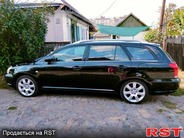 Черный Тойота Авенсис, объемом двигателя 2 л и пробегом 210 тыс. км за 5800 $, фото 1 на Automoto.ua