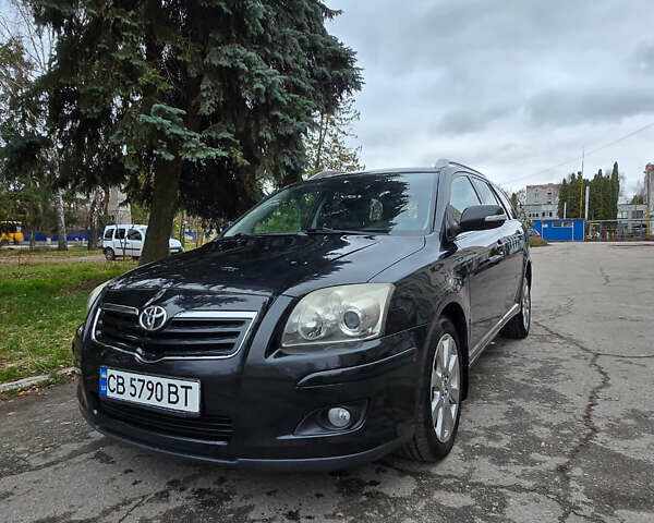 Черный Тойота Авенсис, объемом двигателя 2 л и пробегом 221 тыс. км за 7000 $, фото 1 на Automoto.ua