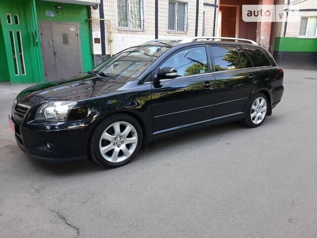 Черный Тойота Авенсис, объемом двигателя 2 л и пробегом 190 тыс. км за 7999 $, фото 1 на Automoto.ua