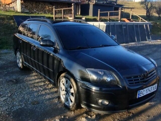 Черный Тойота Авенсис, объемом двигателя 2 л и пробегом 270 тыс. км за 8500 $, фото 1 на Automoto.ua