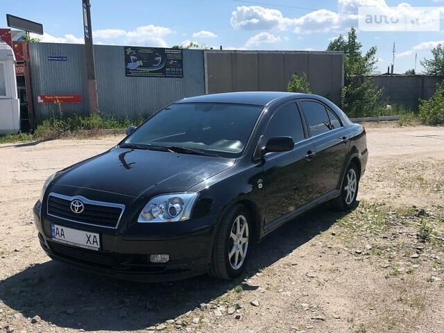 Черный Тойота Авенсис, объемом двигателя 2 л и пробегом 201 тыс. км за 6800 $, фото 1 на Automoto.ua