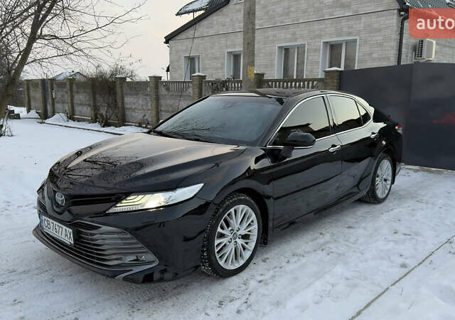 Черный Тойота Камри, объемом двигателя 2.49 л и пробегом 52 тыс. км за 25500 $, фото 1 на Automoto.ua