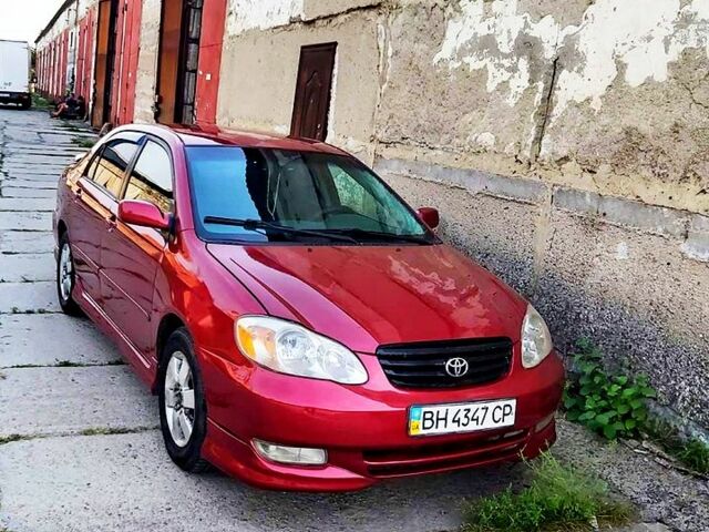 Красный Тойота Королла, объемом двигателя 1.8 л и пробегом 145 тыс. км за 3950 $, фото 1 на Automoto.ua