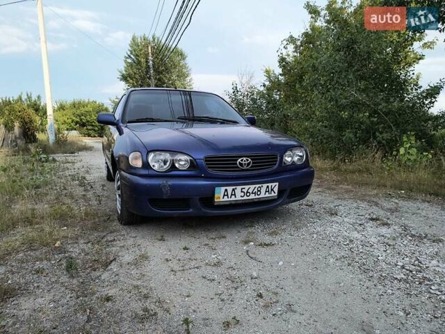 Синий Тойота Королла, объемом двигателя 1.4 л и пробегом 223 тыс. км за 2500 $, фото 1 на Automoto.ua