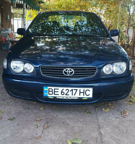 Синий Тойота Королла, объемом двигателя 1.59 л и пробегом 400 тыс. км за 3000 $, фото 1 на Automoto.ua