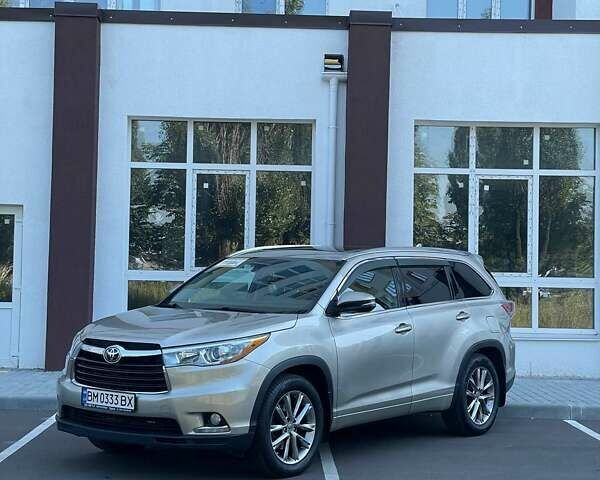 Бежевый Тойота Хайлендер, объемом двигателя 3.46 л и пробегом 228 тыс. км за 24550 $, фото 1 на Automoto.ua