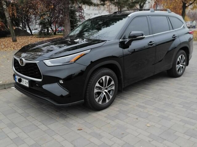Черный Тойота Хайлендер, объемом двигателя 3.5 л и пробегом 47 тыс. км за 44500 $, фото 1 на Automoto.ua