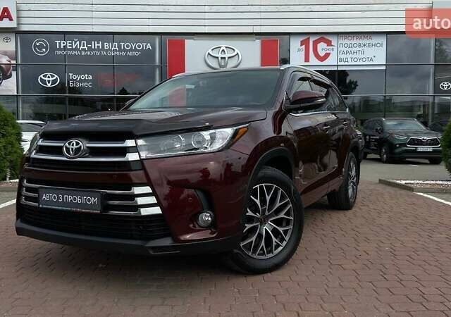 Червоний Тойота Хайлендер, об'ємом двигуна 3.46 л та пробігом 92 тис. км за 36300 $, фото 1 на Automoto.ua
