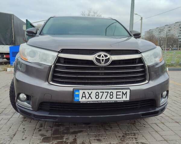Серый Тойота Хайлендер, объемом двигателя 2.67 л и пробегом 110 тыс. км за 25000 $, фото 1 на Automoto.ua
