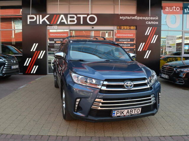 Синий Тойота Хайлендер, объемом двигателя 3.5 л и пробегом 101 тыс. км за 29900 $, фото 1 на Automoto.ua