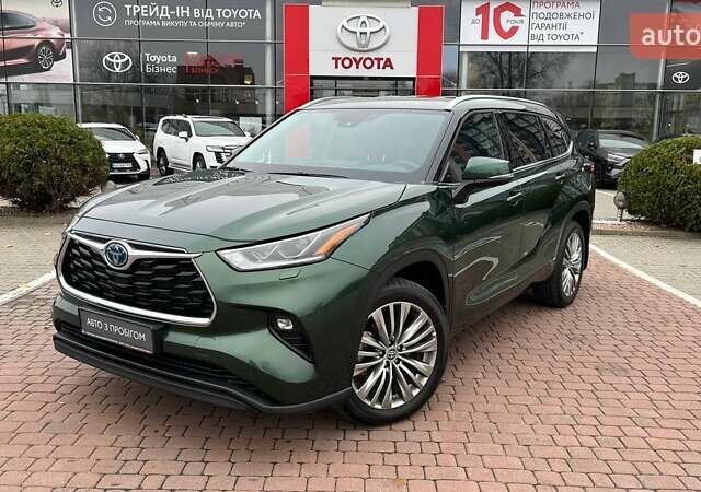 Зеленый Тойота Хайлендер, объемом двигателя 2.49 л и пробегом 2 тыс. км за 62700 $, фото 1 на Automoto.ua