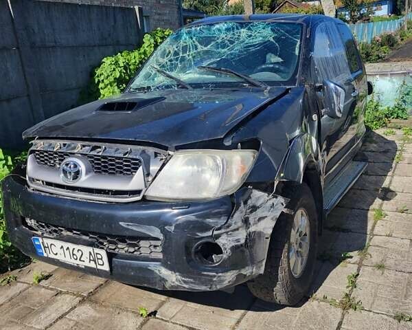 Чорний Тойота Хайлюкс, об'ємом двигуна 2.5 л та пробігом 270 тис. км за 7000 $, фото 1 на Automoto.ua
