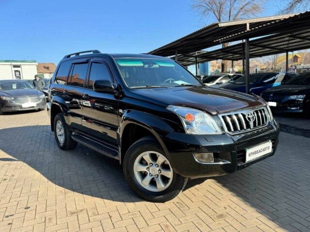 Черный Тойота Ленд Крузер Прадо 120, объемом двигателя 4 л и пробегом 322 тыс. км за 14200 $, фото 1 на Automoto.ua