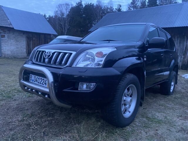 Черный Тойота Ленд Крузер Прадо 120, объемом двигателя 3 л и пробегом 250 тыс. км за 10204 $, фото 1 на Automoto.ua