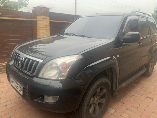 Черный Тойота Ленд Крузер Прадо 120, объемом двигателя 4 л и пробегом 262 тыс. км за 13810 $, фото 1 на Automoto.ua