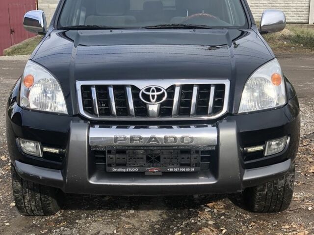 Черный Тойота Ленд Крузер Прадо 120, объемом двигателя 2.7 л и пробегом 210 тыс. км за 12200 $, фото 1 на Automoto.ua