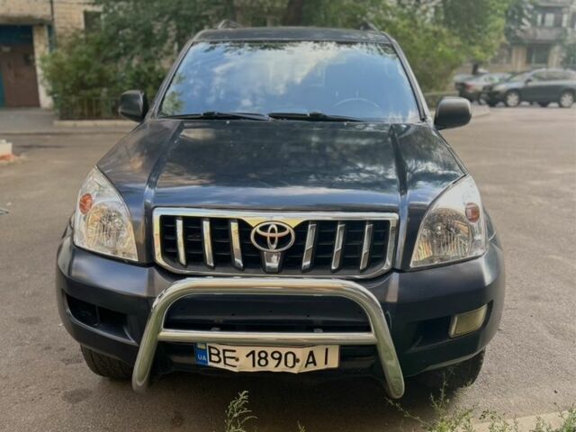 Синий Тойота Ленд Крузер Прадо 120, объемом двигателя 3 л и пробегом 250 тыс. км за 7600 $, фото 1 на Automoto.ua