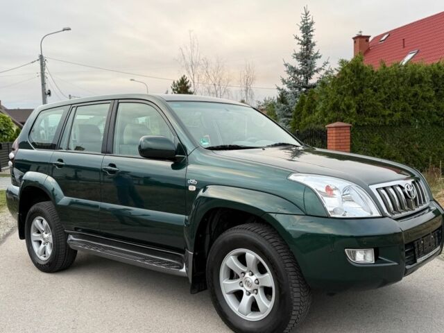 Зеленый Тойота Ленд Крузер Прадо 120, объемом двигателя 3 л и пробегом 232 тыс. км за 4300 $, фото 1 на Automoto.ua