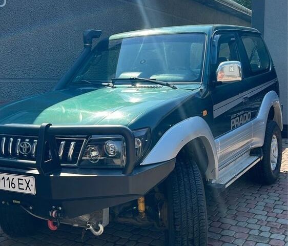 Зелений Тойота Ленд Крузер Прадо 90, об'ємом двигуна 3.4 л та пробігом 340 тис. км за 10000 $, фото 1 на Automoto.ua