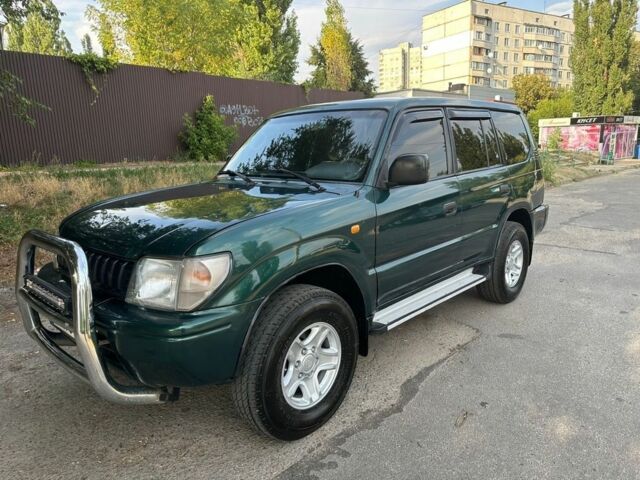 Зеленый Тойота Ленд Крузер Прадо 90, объемом двигателя 2.7 л и пробегом 268 тыс. км за 7700 $, фото 1 на Automoto.ua