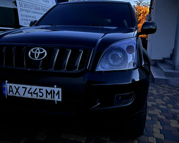 Черный Тойота Ленд Крузер Прадо, объемом двигателя 4 л и пробегом 187 тыс. км за 12998 $, фото 1 на Automoto.ua