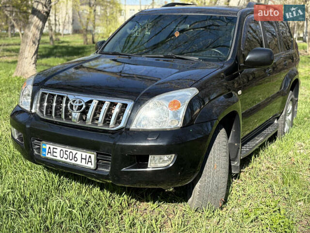 Черный Тойота Ленд Крузер Прадо, объемом двигателя 4 л и пробегом 365 тыс. км за 14500 $, фото 1 на Automoto.ua