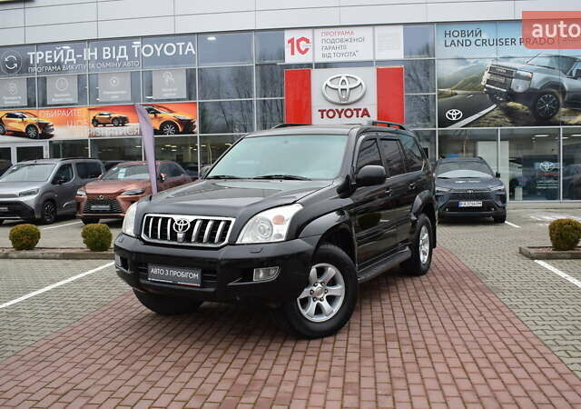 Черный Тойота Ленд Крузер Прадо, объемом двигателя 4 л и пробегом 231 тыс. км за 13900 $, фото 1 на Automoto.ua