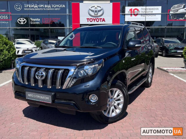 Чорний Тойота Ленд Крузер Прадо, об'ємом двигуна 3 л та пробігом 151 тис. км за 33700 $, фото 1 на Automoto.ua