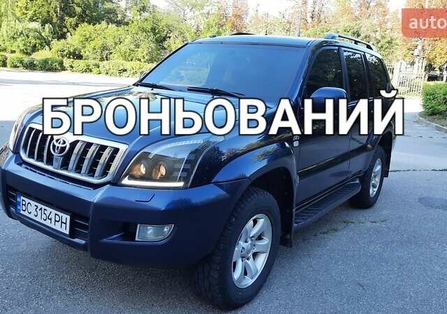 Синий Тойота Ленд Крузер Прадо, объемом двигателя 2.98 л и пробегом 300 тыс. км за 65000 $, фото 1 на Automoto.ua
