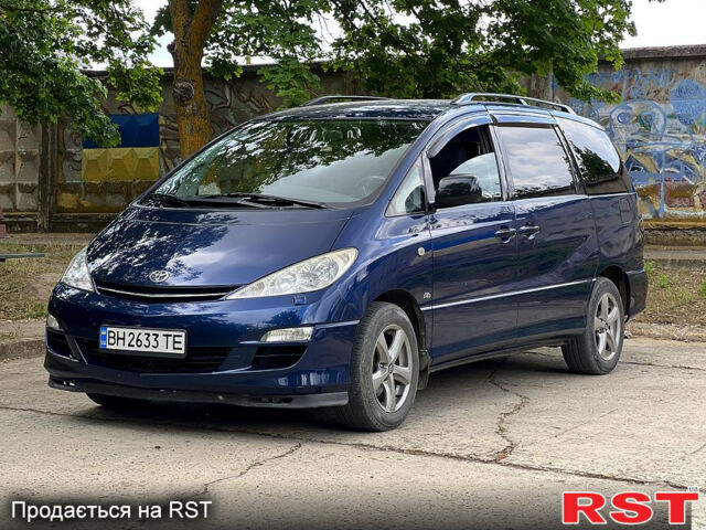 Синий Тойота Превиа, объемом двигателя 2 л и пробегом 276 тыс. км за 7400 $, фото 1 на Automoto.ua