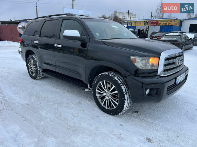 Черный Тойота Секвойя, объемом двигателя 5.7 л и пробегом 278 тыс. км за 21000 $, фото 1 на Automoto.ua