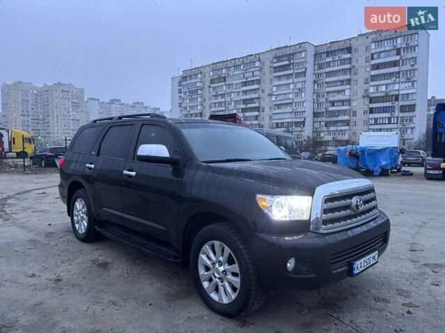 Черный Тойота Секвойя, объемом двигателя 5.7 л и пробегом 107 тыс. км за 41900 $, фото 1 на Automoto.ua