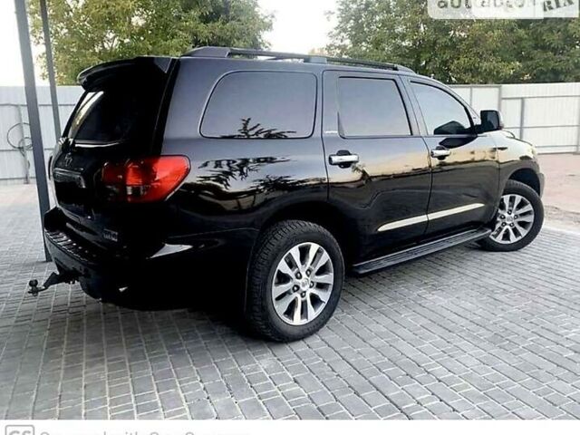 Черный Тойота Секвойя, объемом двигателя 5.7 л и пробегом 88 тыс. км за 39500 $, фото 1 на Automoto.ua