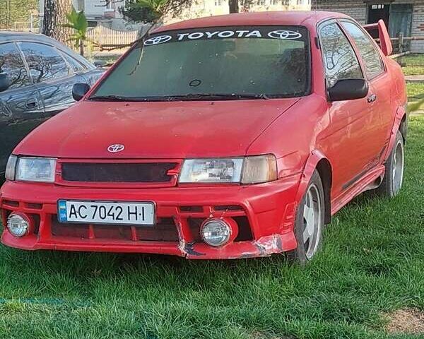 Красный Тойота Терцел, объемом двигателя 1.3 л и пробегом 240 тыс. км за 1500 $, фото 1 на Automoto.ua